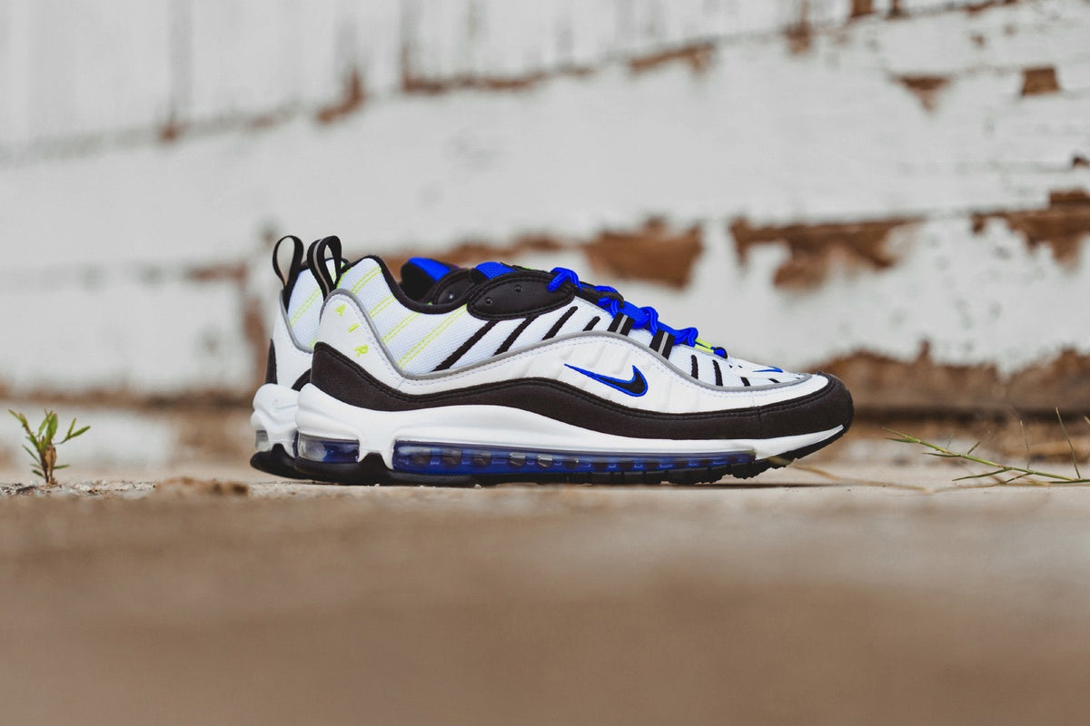 Air Max 98 - White/Black/Racer Blue-Volt