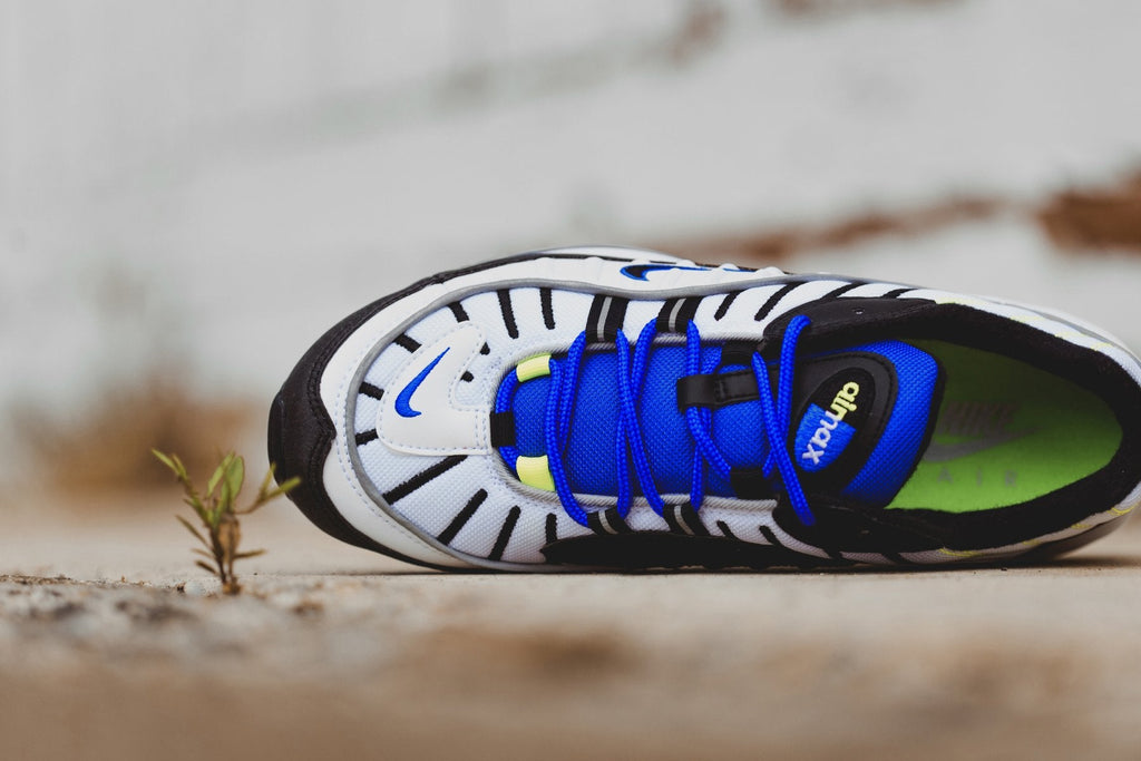 Air Max 98 - White/Black/Racer Blue-Volt