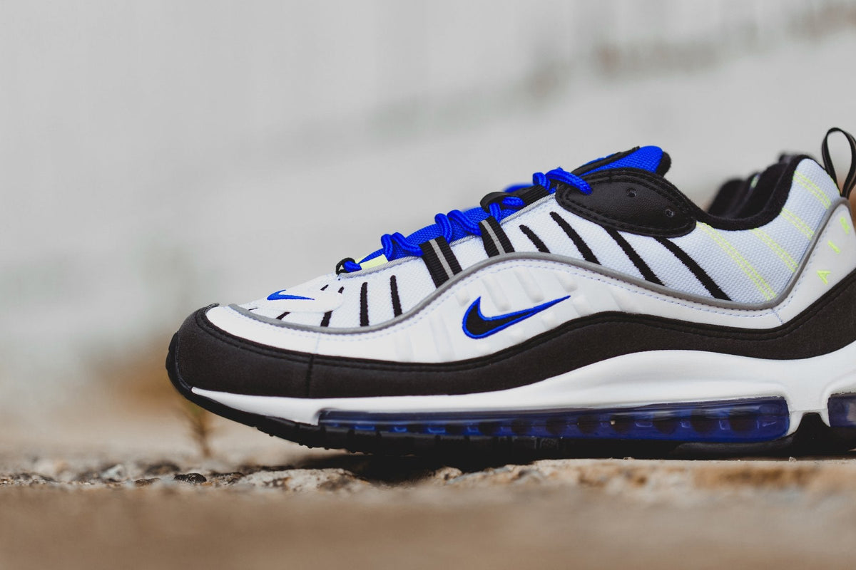 Air Max 98 - White/Black/Racer Blue-Volt