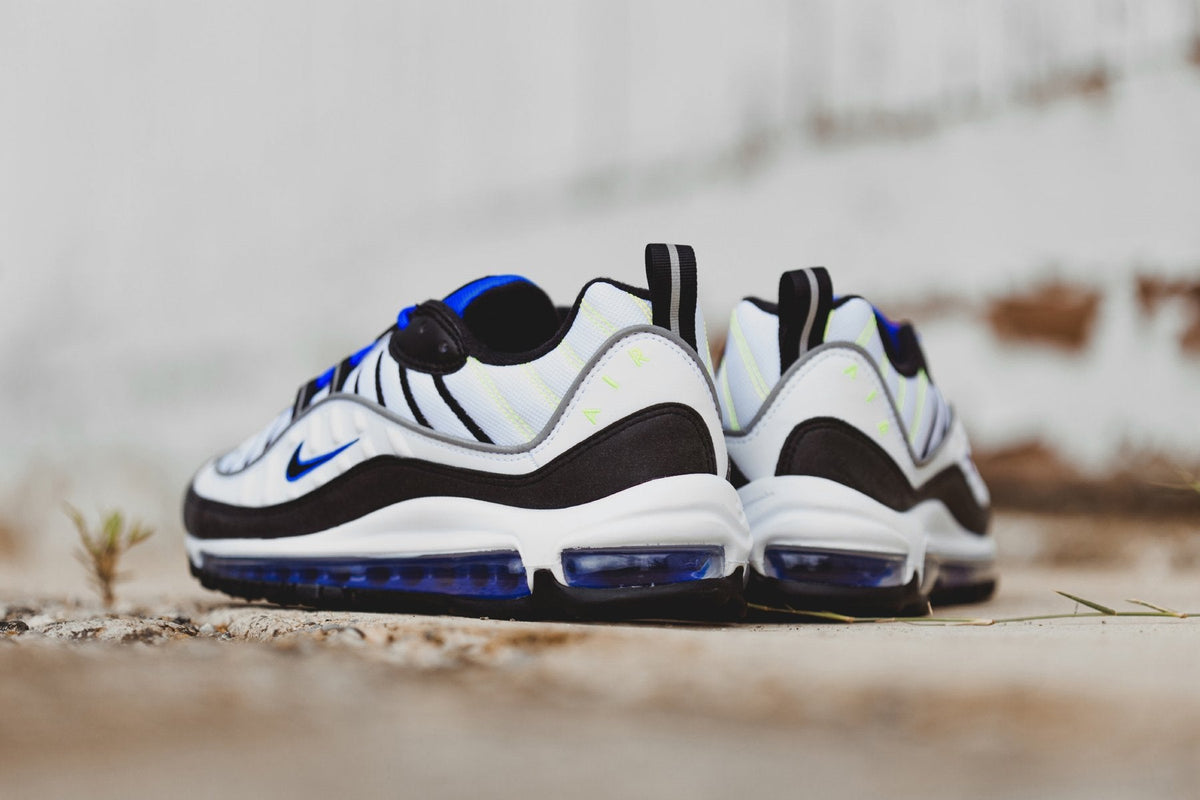 Air Max 98 - White/Black/Racer Blue-Volt