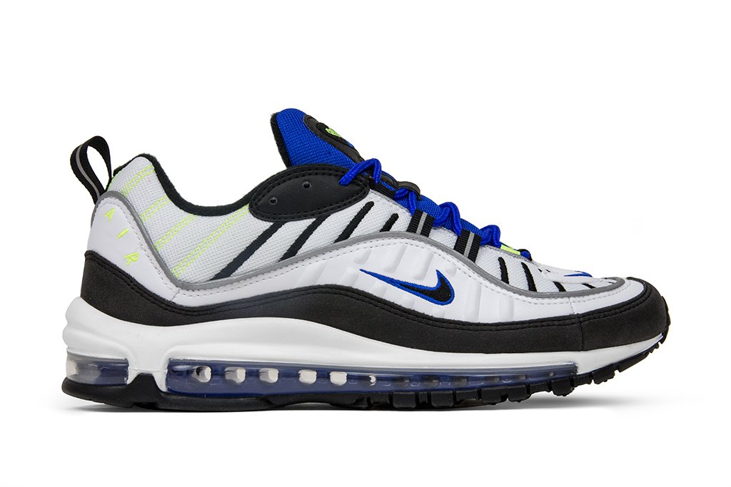 Air Max 98 - White/Black/Racer Blue-Volt