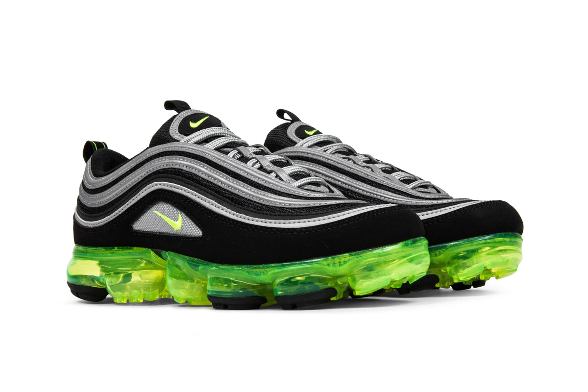 Air VaporMax 97 - Black/Volt-Metallic Silver-White