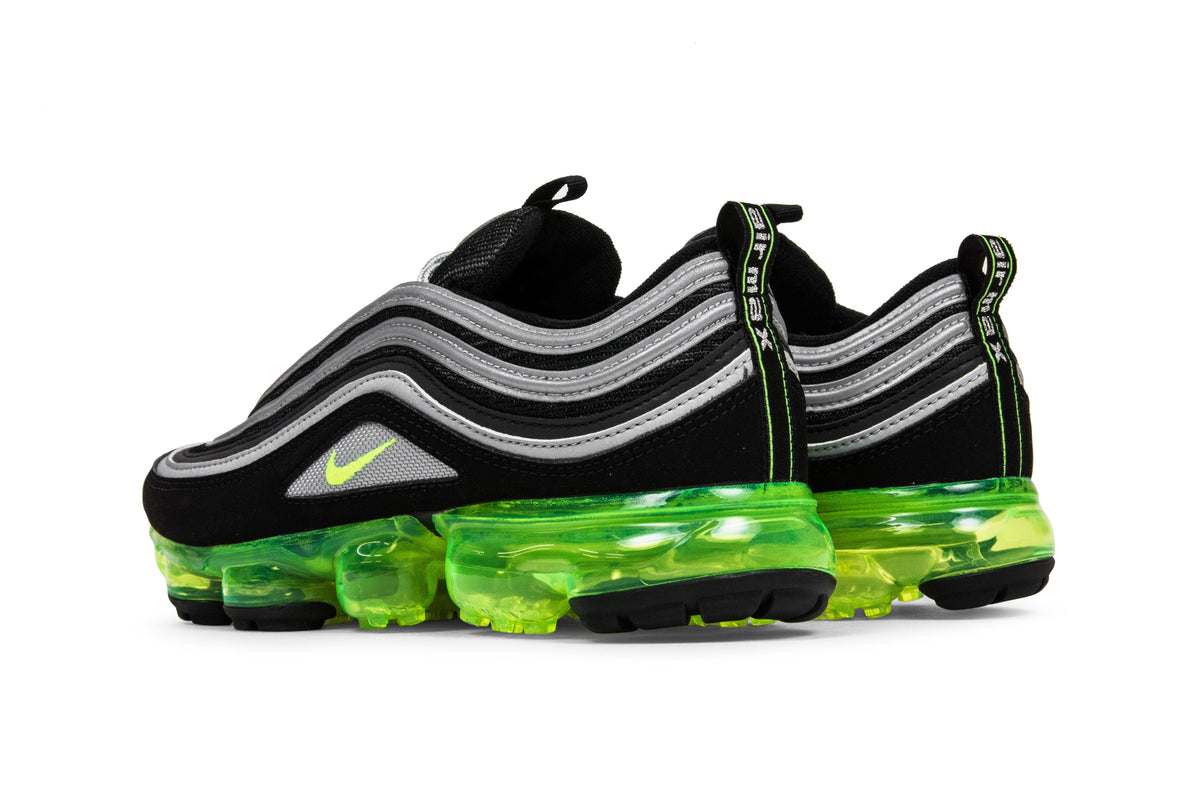 Air VaporMax 97 - Black/Volt-Metallic Silver-White