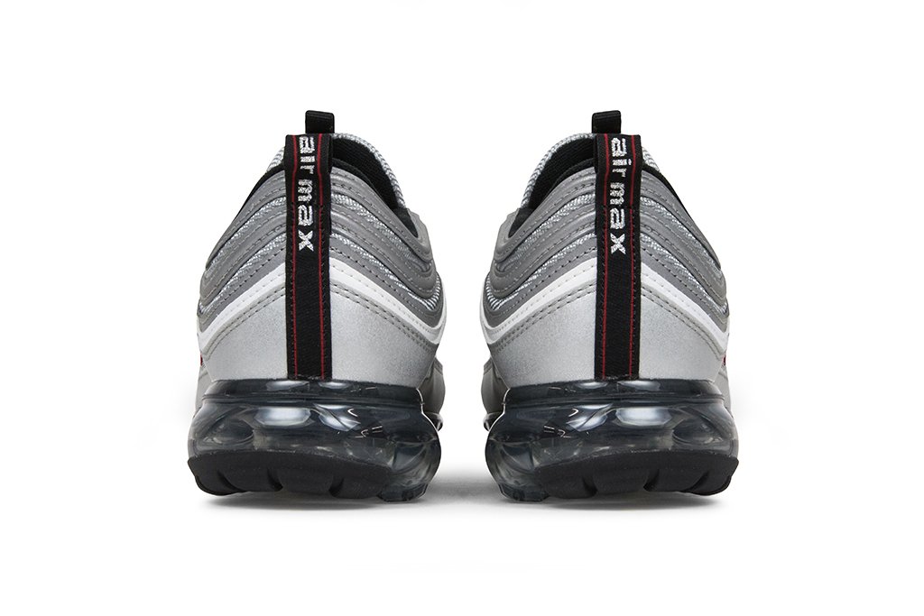 Air VaporMax '97 'Silver Bullet' - Metallic Silver/Varsity Red-White-Black