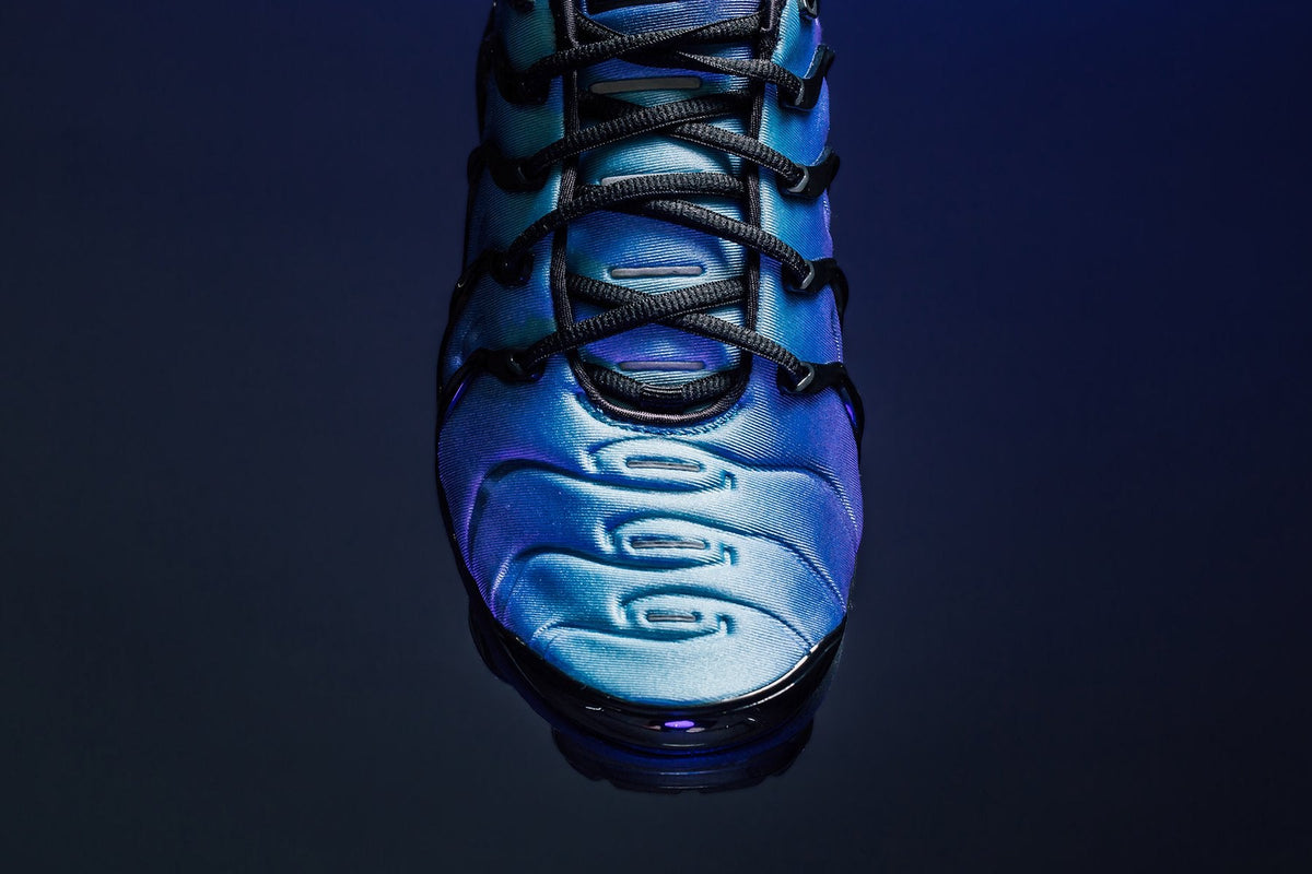 Air VaporMax Plus - Black/Chamois-Hyper Blue/Sky Blue