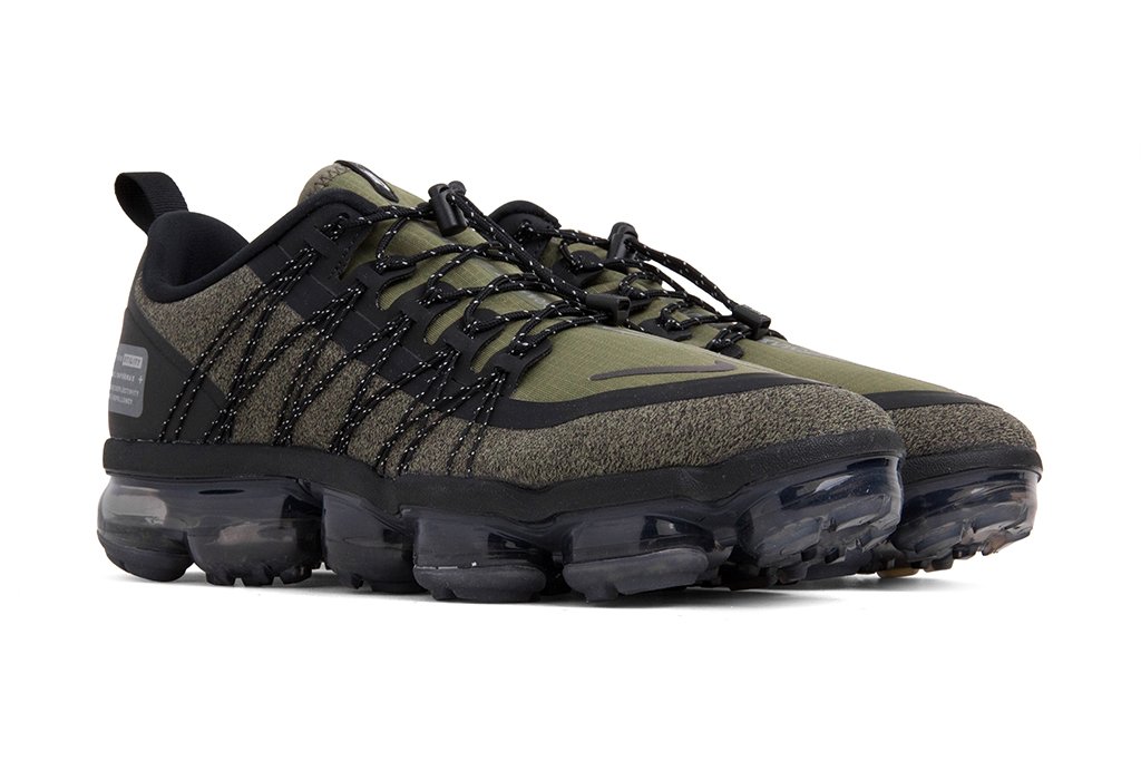 Air VaporMax Run Utility - Medium Olive/Reflect Silver