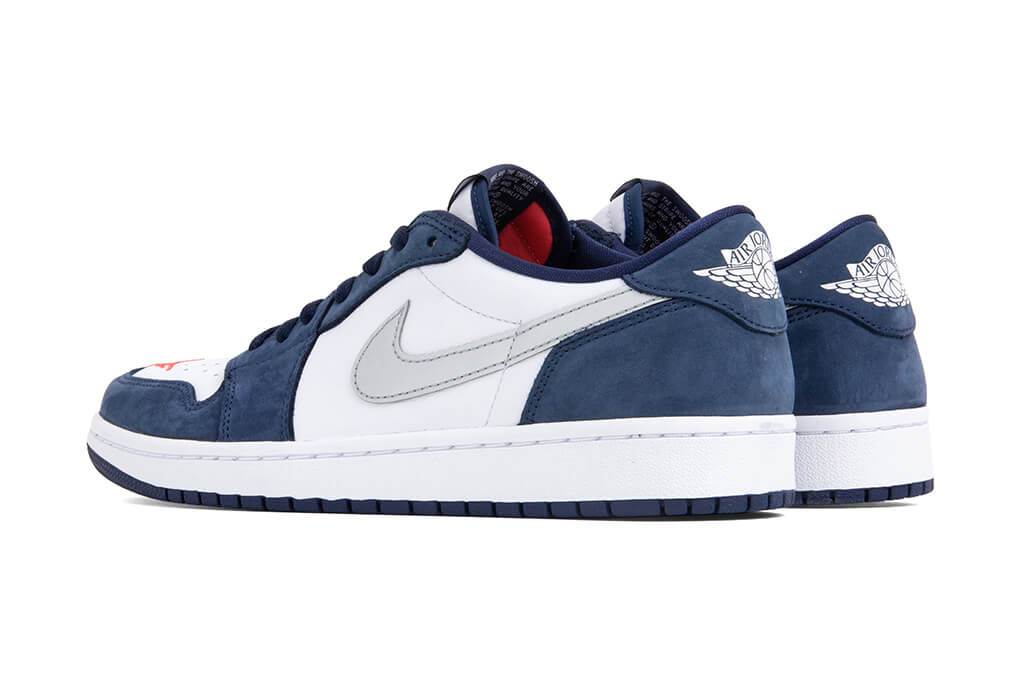 SB Air 1 Low - Midnight Navy/Metallic Silver