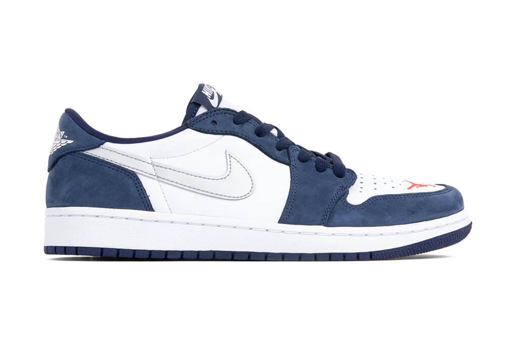 SB Air 1 Low - Midnight Navy/Metallic Silver
