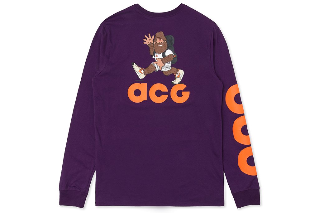Sportswear ACG L/S Shirt - Night Purple/Bright Mandarin