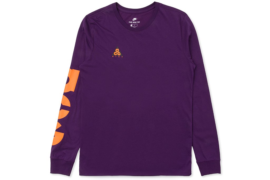 Sportswear ACG L/S Shirt - Night Purple/Bright Mandarin