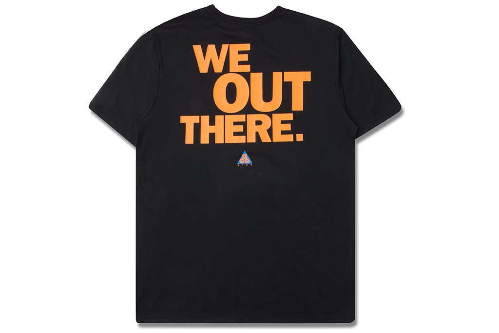 Sportswear CLTR ACG Tee - Black/Bright Mandarin