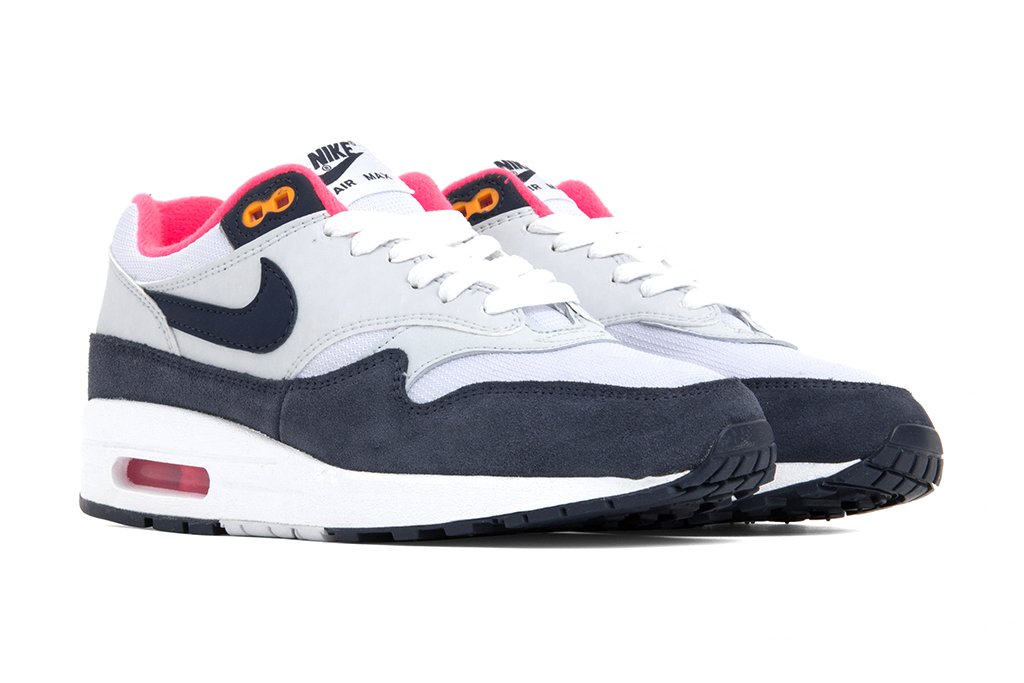 Women's Air Max 1 - White/Midnight Navy