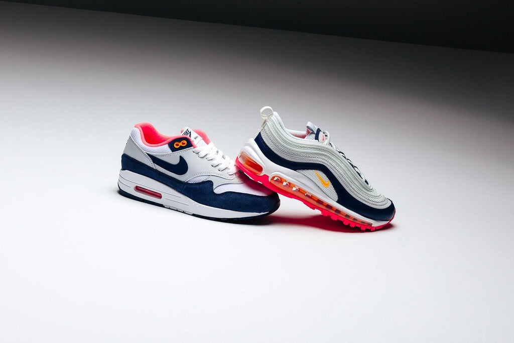 Women's Air Max 1 - White/Midnight Navy