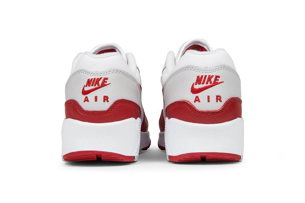 Women's Air Max 90/1 - White/University Red/Neutral Grey/Black
