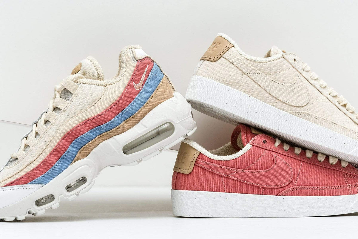Women's Blazer Low LX "Plant" - Pale Ivory/Pale Ivory