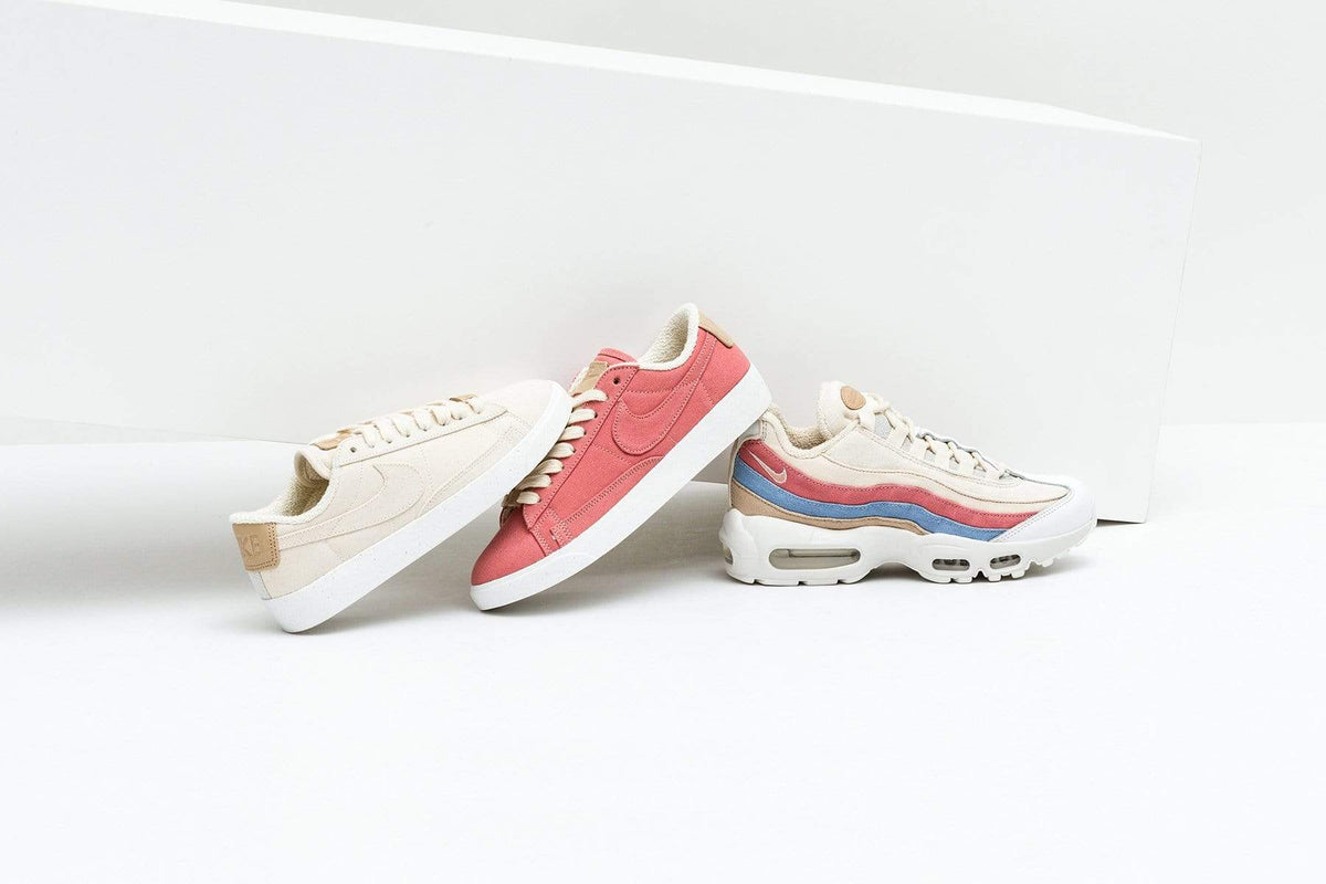 Women's Blazer Low LX "Plant" - Red Stardust/Red Stardust