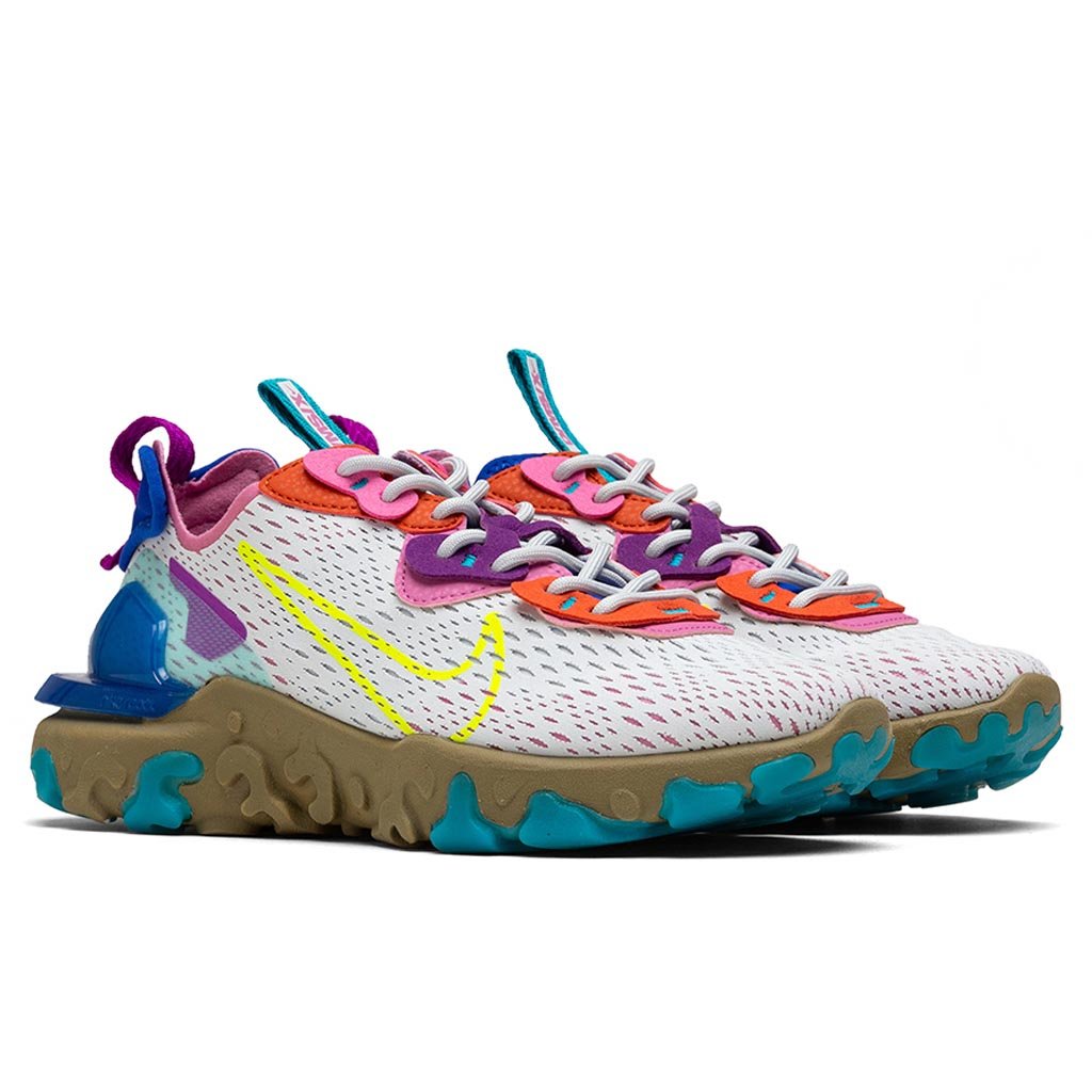 Women's React Vision - Photon Dust/Lemon Venom/Hyper Blue