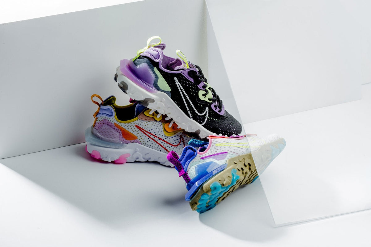 Women's React Vision - Photon Dust/Lemon Venom/Hyper Blue