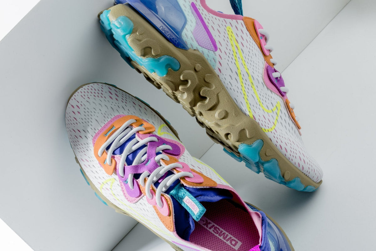 Women's React Vision - Photon Dust/Lemon Venom/Hyper Blue