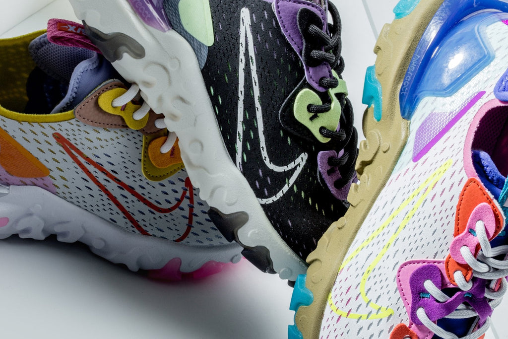 Women's React Vision - Photon Dust/Lemon Venom/Hyper Blue