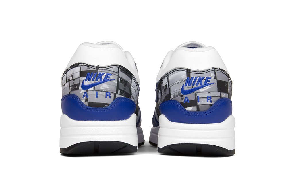 Air Max 1 Print 'We Love Nike' - White/Game Royal-Neutral Grey