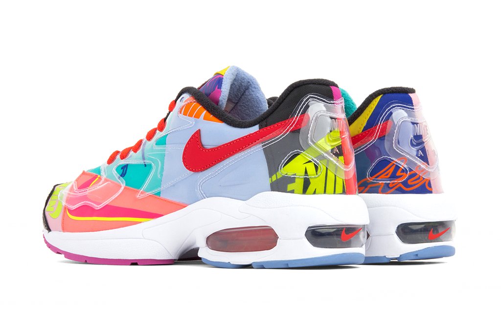 Air Max2 Light QS - Black/Bright Crimson