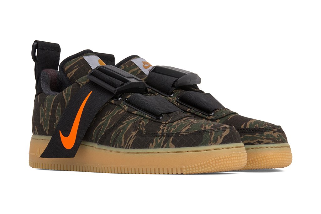 Air Force 1 Utility Low PRM WIP- Camo Green/Total Orange/Gum Light Brown