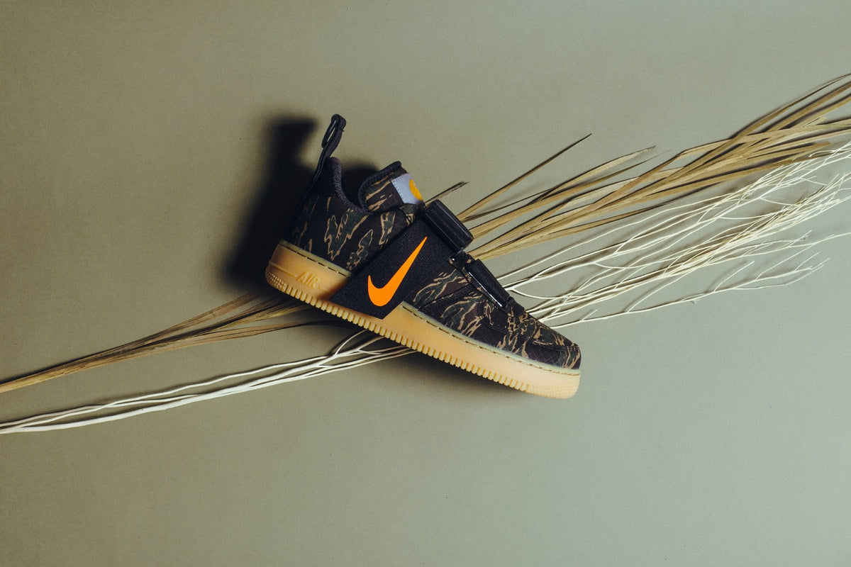 Air Force 1 Utility Low PRM WIP- Camo Green/Total Orange/Gum Light Brown
