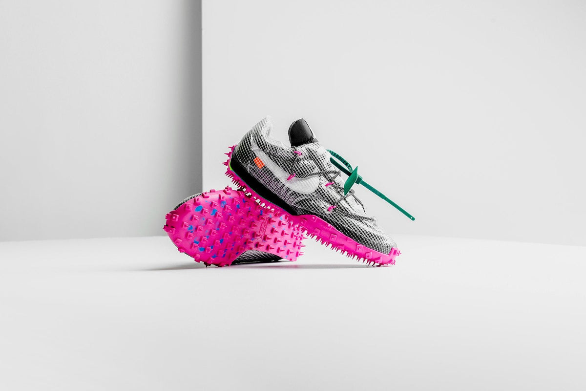Women's Waffle Racer - Black/White/Fuchsia