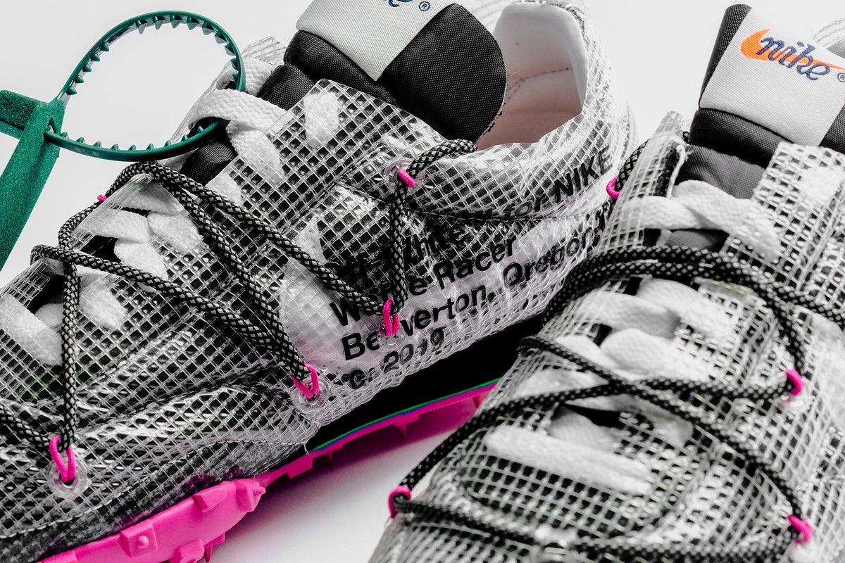 Women's Waffle Racer - Black/White/Fuchsia