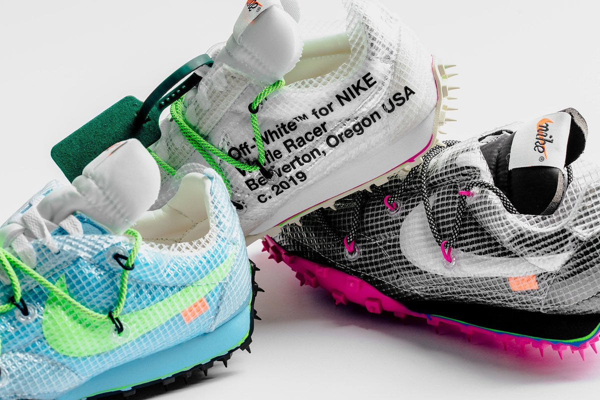 Women's Waffle Racer - Black/White/Fuchsia