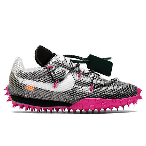 Women's Waffle Racer - Black/White/Fuchsia