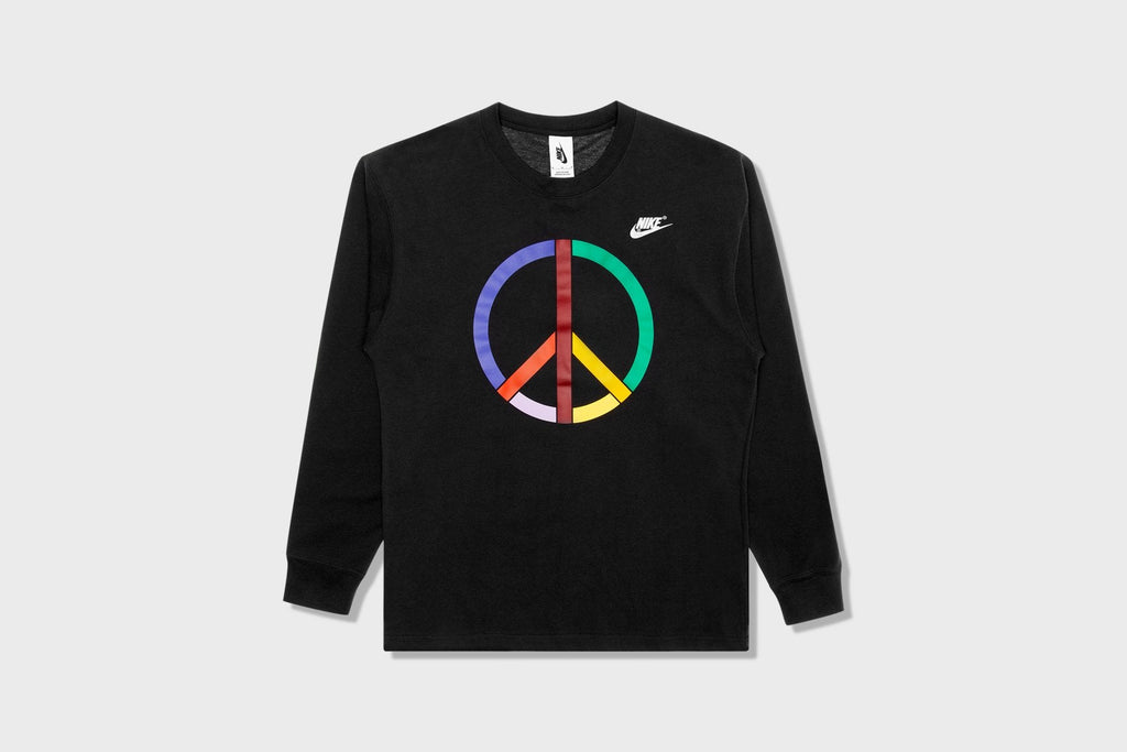 Women's L/S T-Shirt PD NY - Off Noir/Metallic Silver