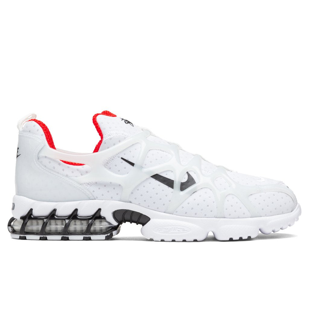 Air Zoom Spiridon Kukini - White/Habanero Red