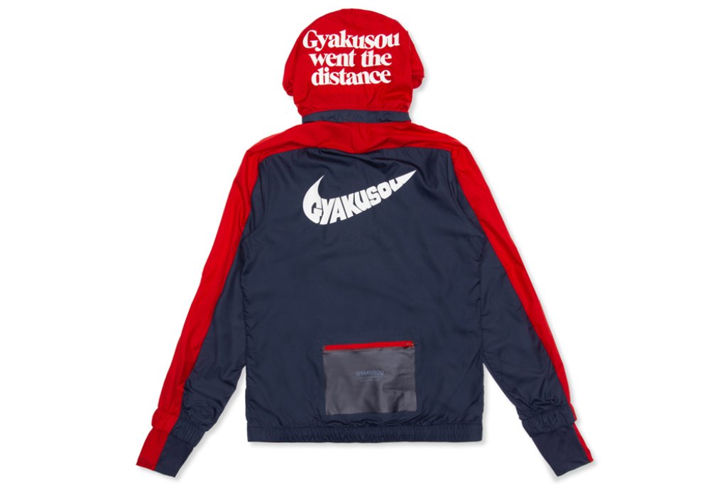 Gyakusou  Hooded Jacket - Thunder Blue/Sport Red/Sail