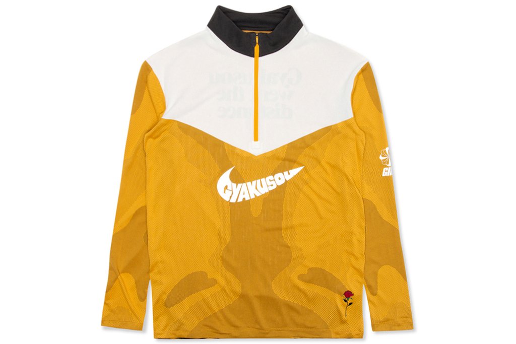 Gyakusou L/S Top - Mineral Yellow/Deep Pewter/Sail