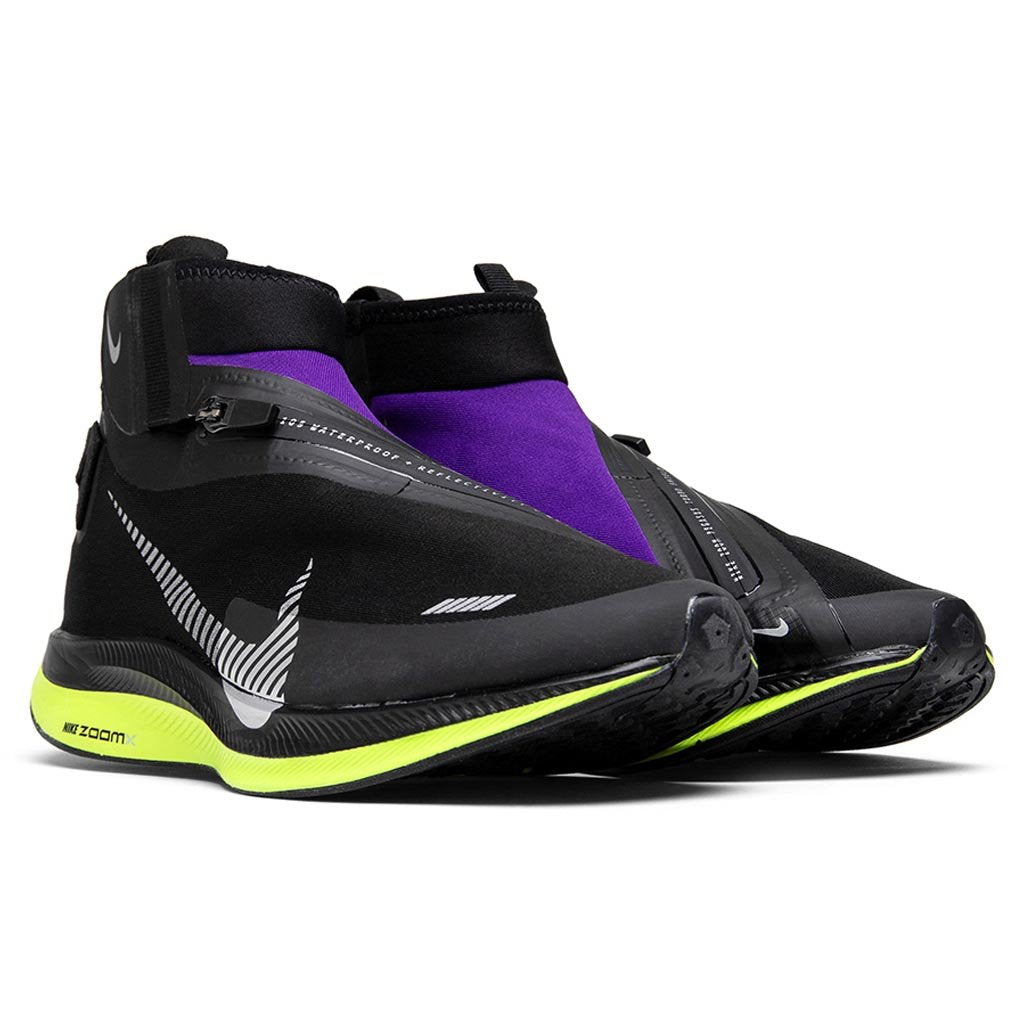 Zoom Pegasus Turbo Shield - Black/Metallic Silver/Voltage Purple