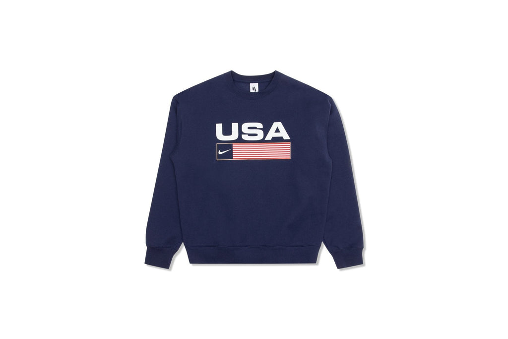 NikeLab Stripe Crewneck - Midnight Navy
