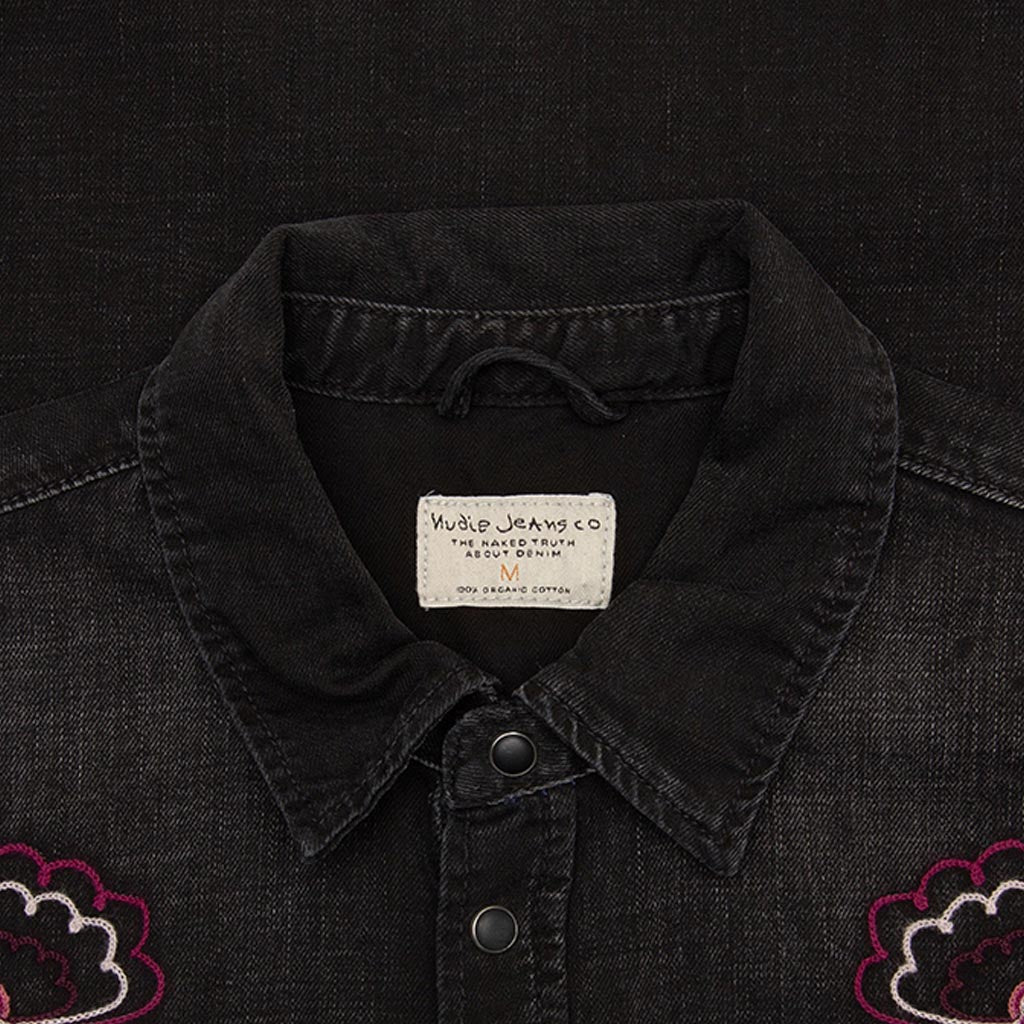 George Flower Shadow - Black