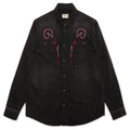 George Flower Shadow - Black