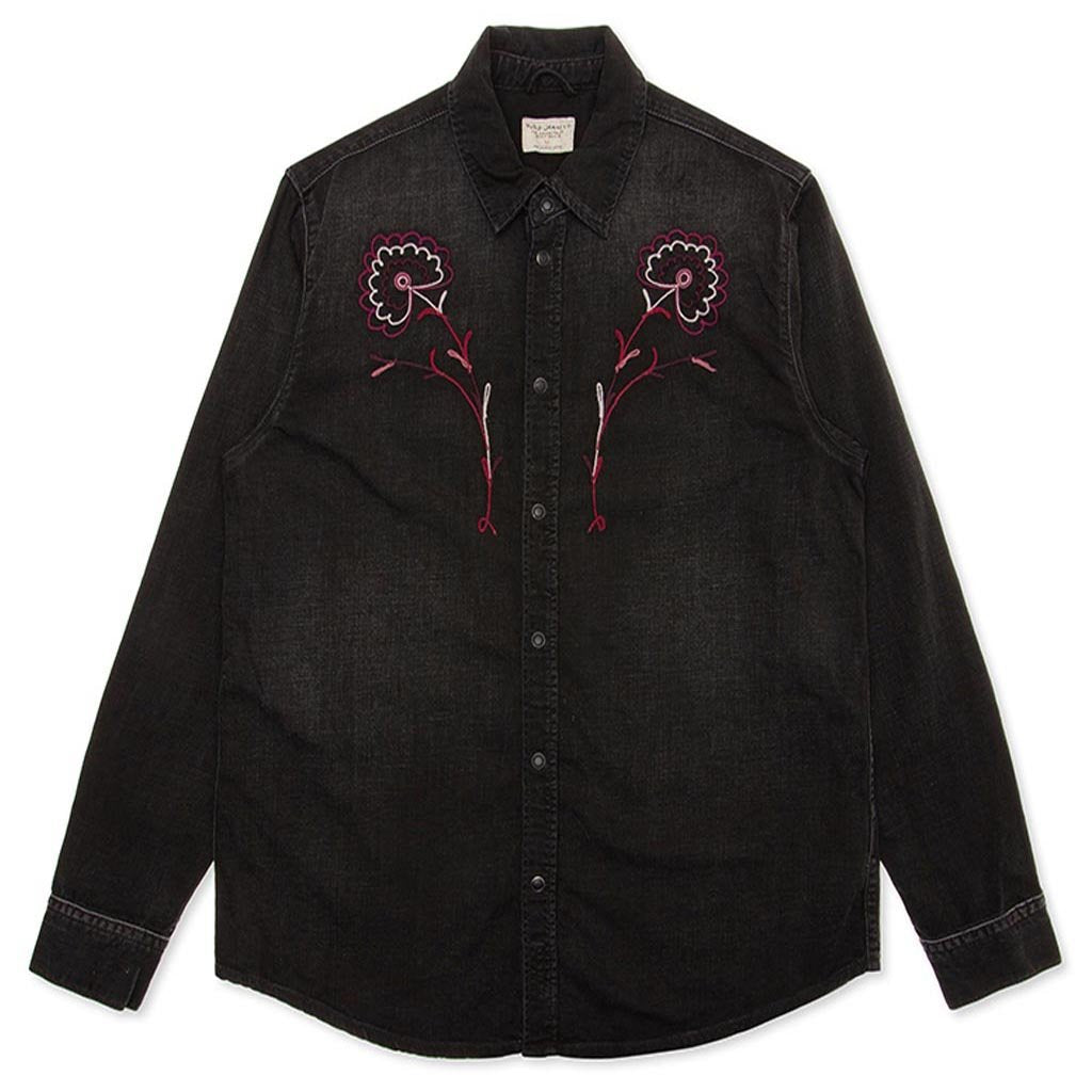 George Flower Shadow - Black