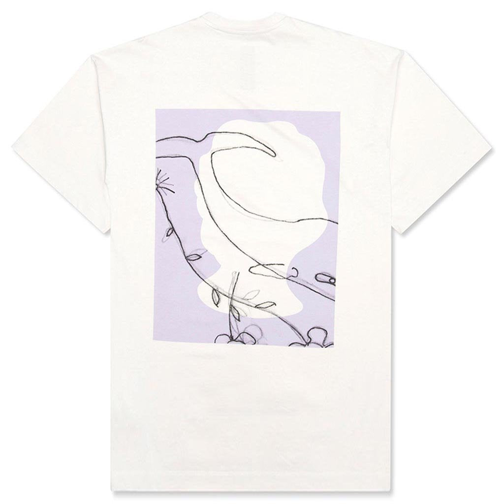 Whale Oversized Tee - Natural
