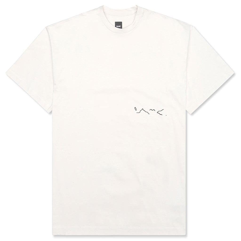 Whale Oversized Tee - Natural