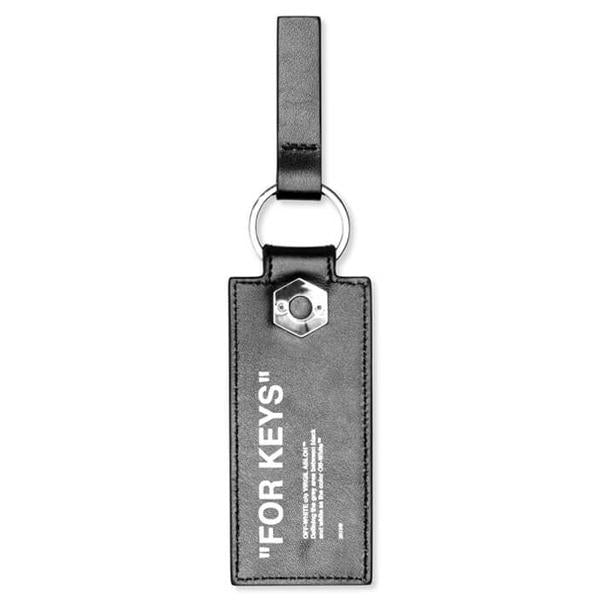 Bold Quote Key Holder - Black