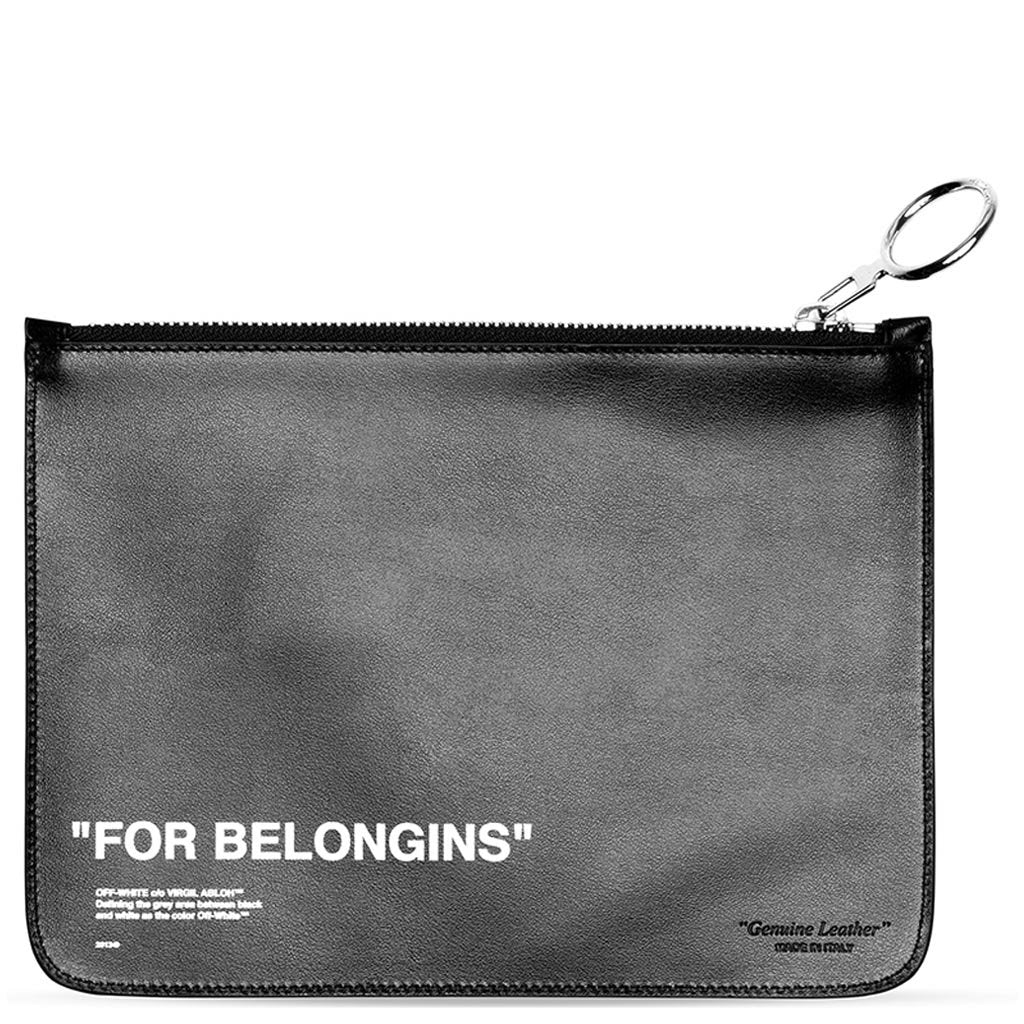 Bold Quote Pouch - Black