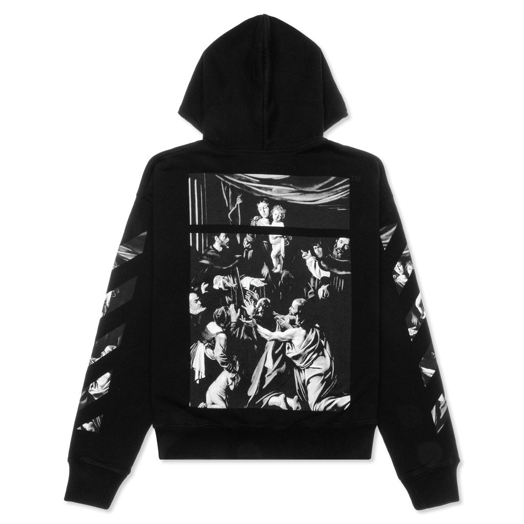 Caravaggio Square Over Hoodie - Black/Multi