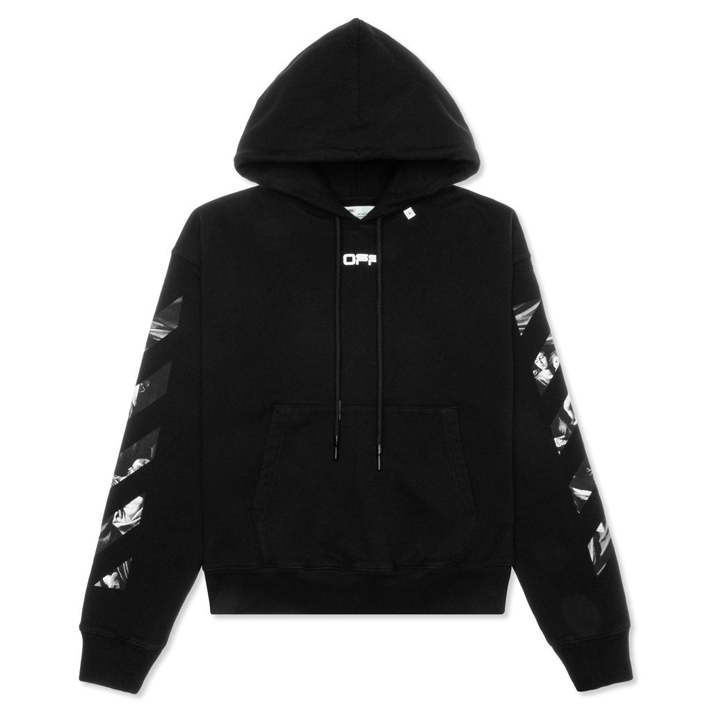 Caravaggio Square Over Hoodie - Black/Multi