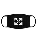 Cut Here Mask - Black/White