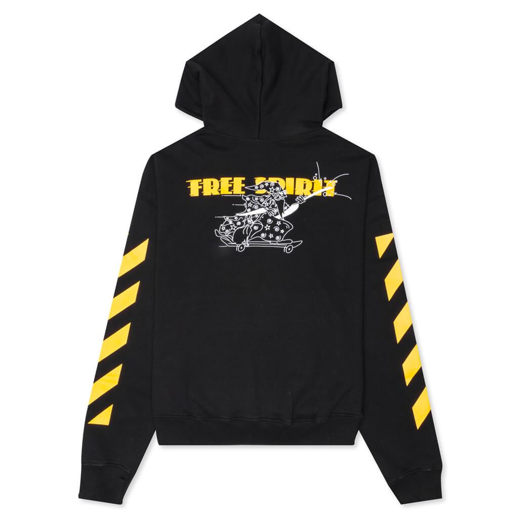 Diag Free Wizard Over Hoodie - Black/Yellow