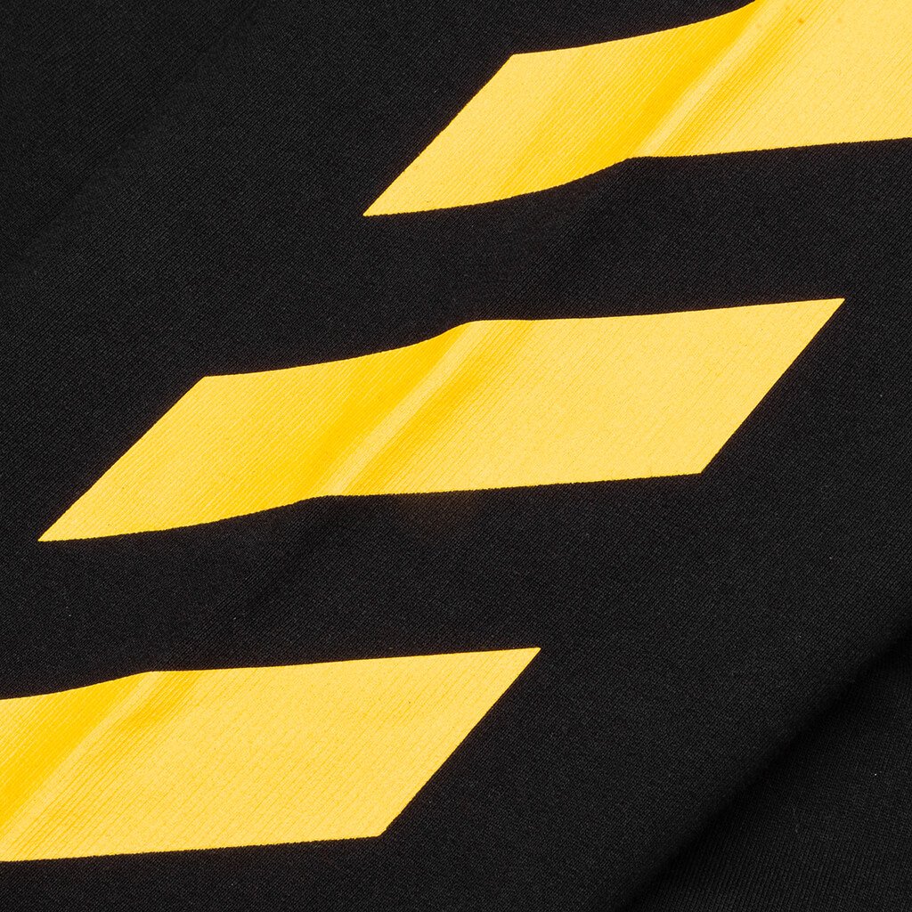 Diag Free Wizard Over Hoodie - Black/Yellow